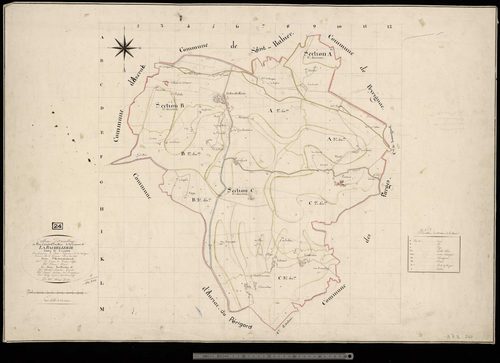 La Bachellerie - Tableau d'assemblage