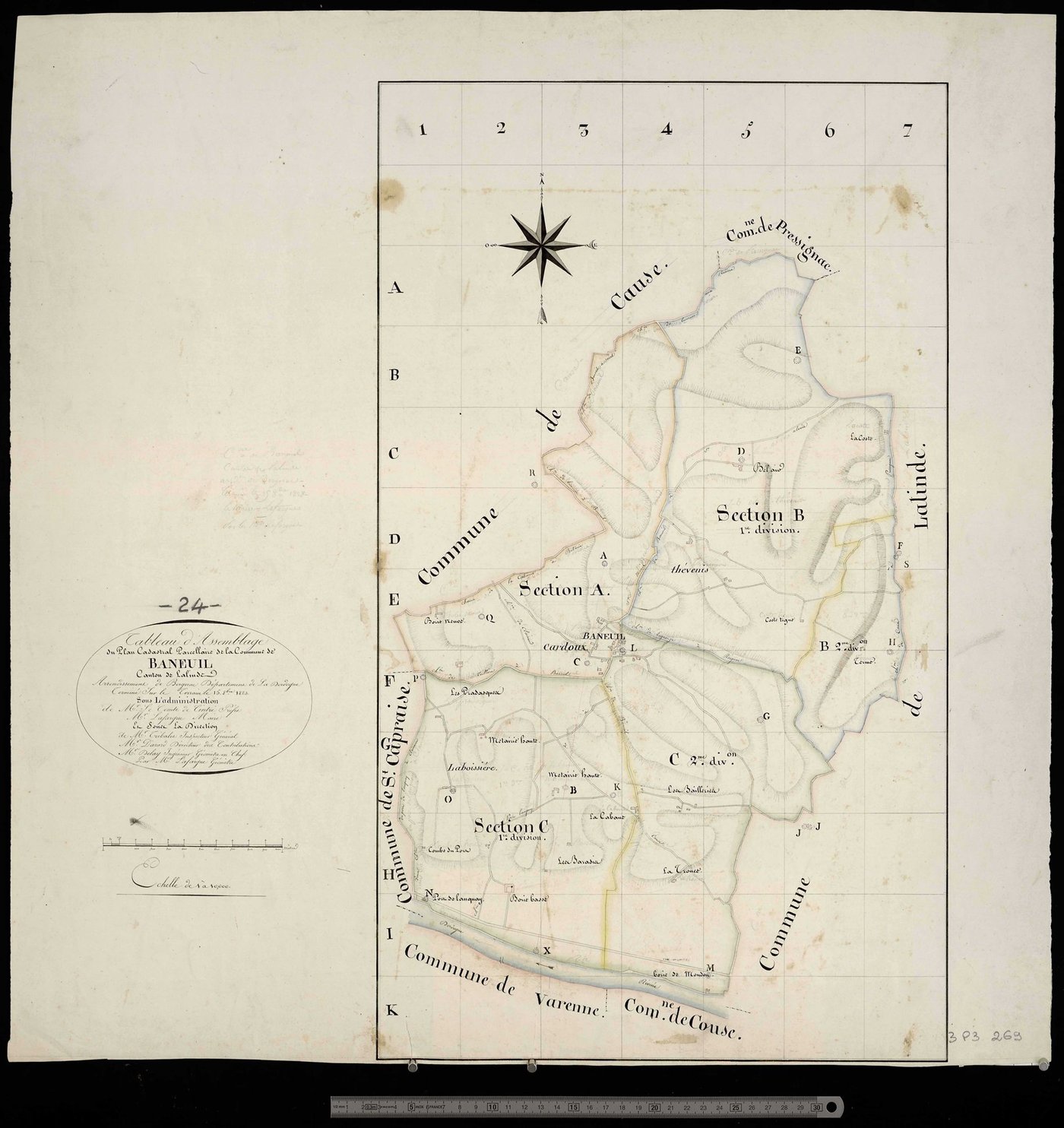 Baneuil - Tableau d'assemblage