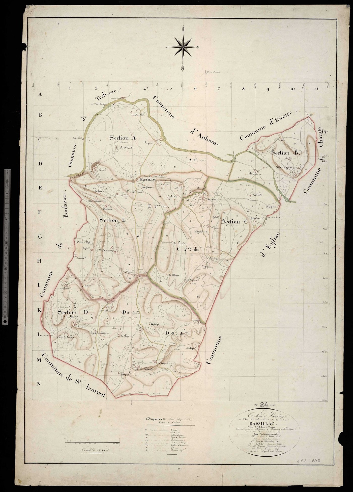 Bassillac - Tableau d'assemblage