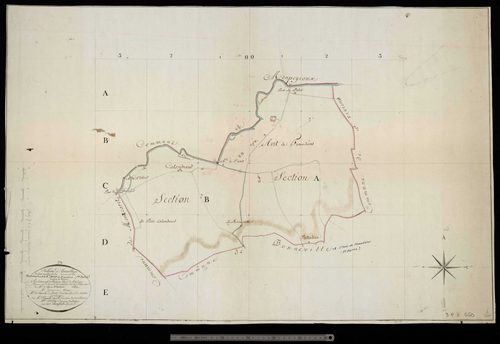Bonneville-et-Saint-Avit-de-Fumadières - Tableau d'assemblage