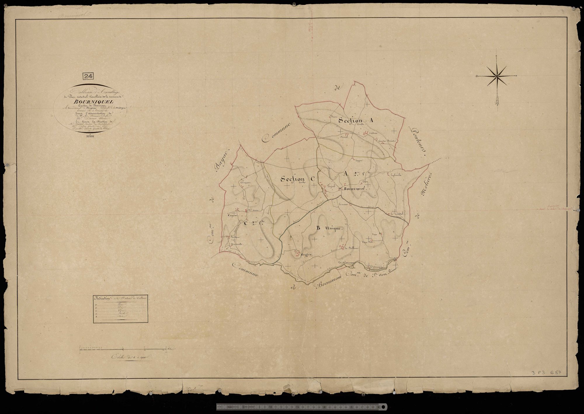 Bourniquel - Tableau d'assemblage