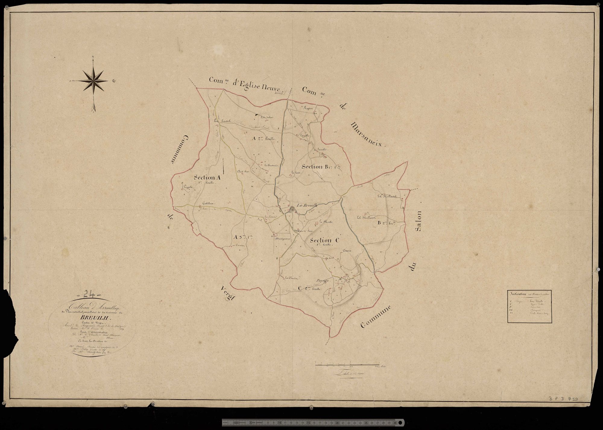 Breuilh - Tableau d'assemblage