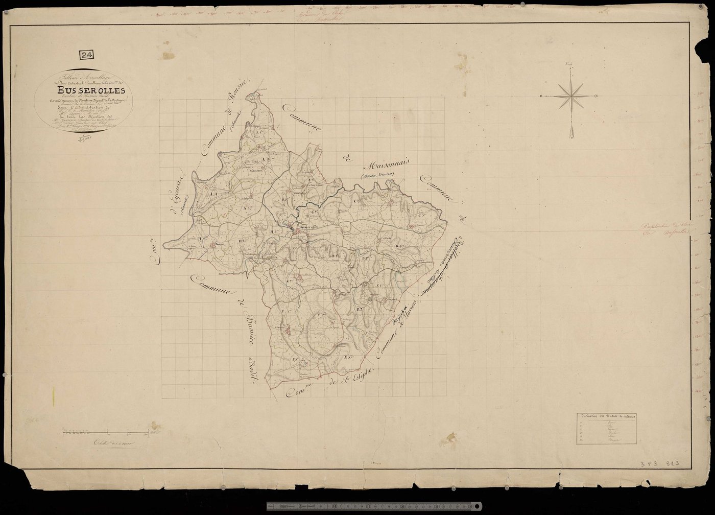 Busserolles - Tableau d'assemblage