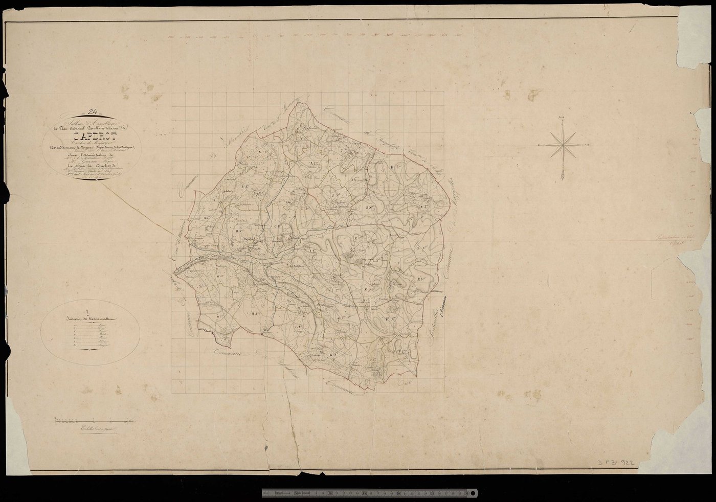 Capdrot - Tableau d'assemblage