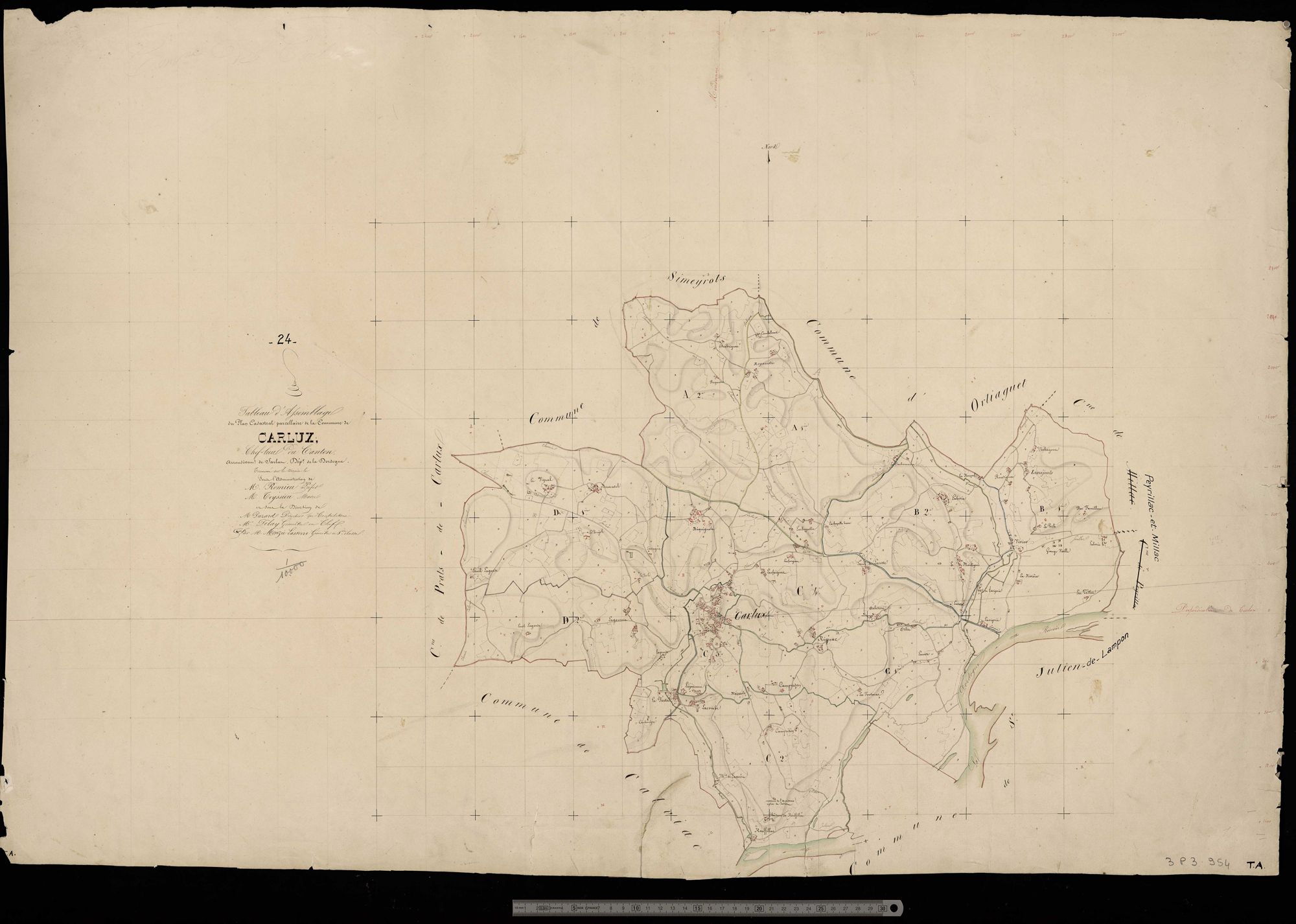 Carlux - Tableau d'assemblage