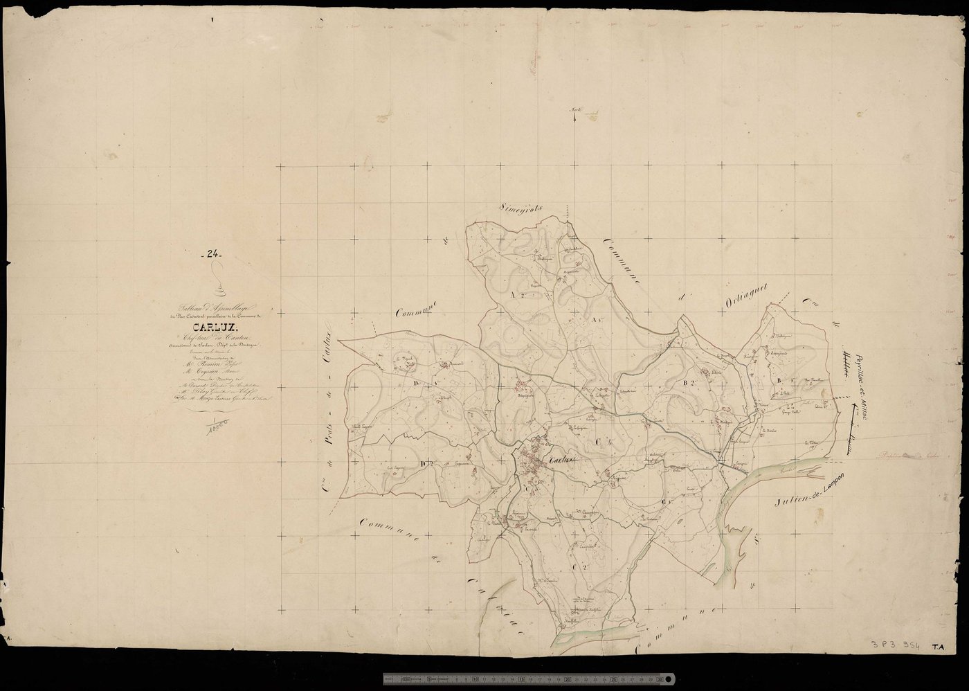 Carlux - Tableau d'assemblage