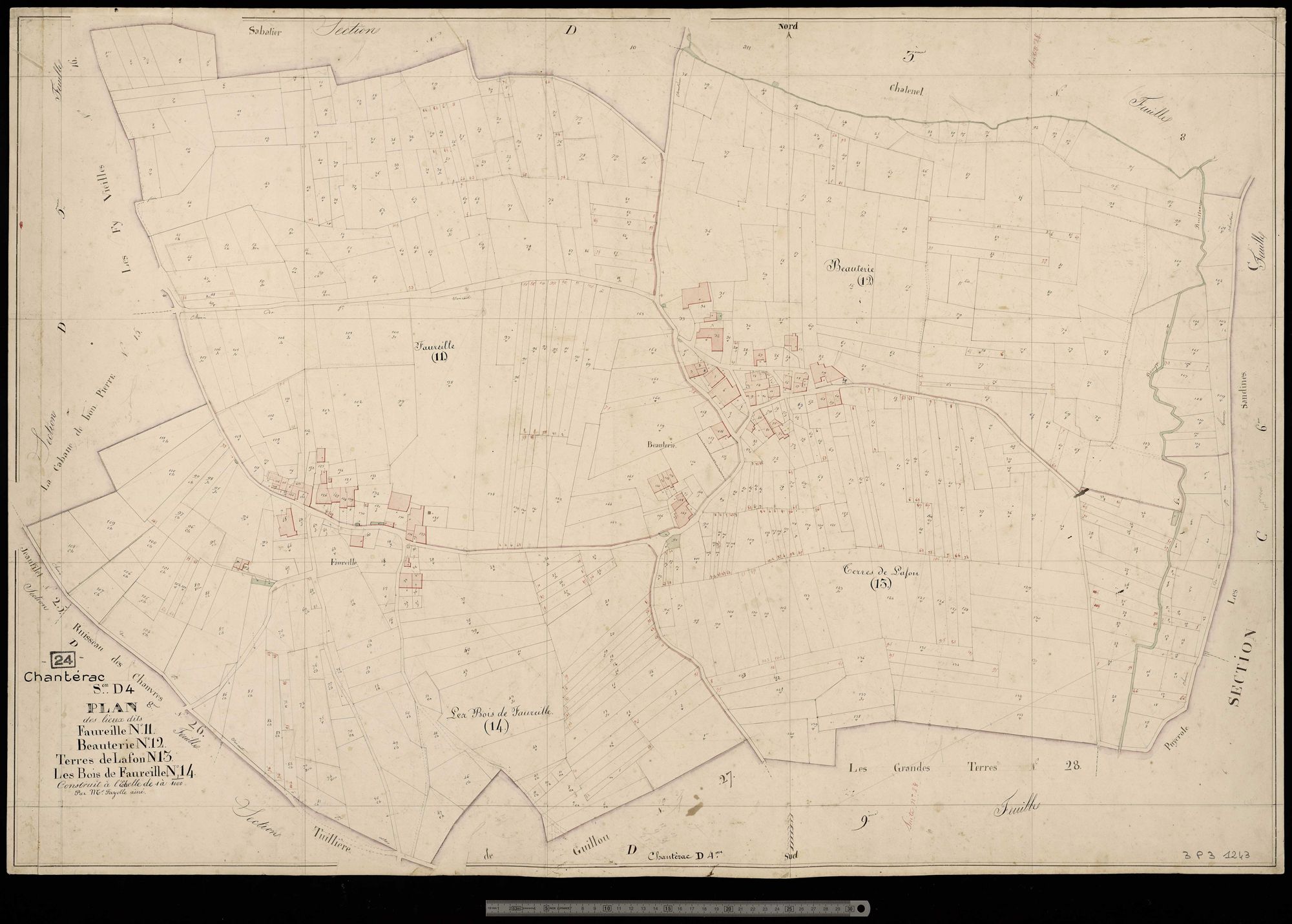 Chantérac - Faureille, Beauterie, Terres de Lafon, Bois de Fau