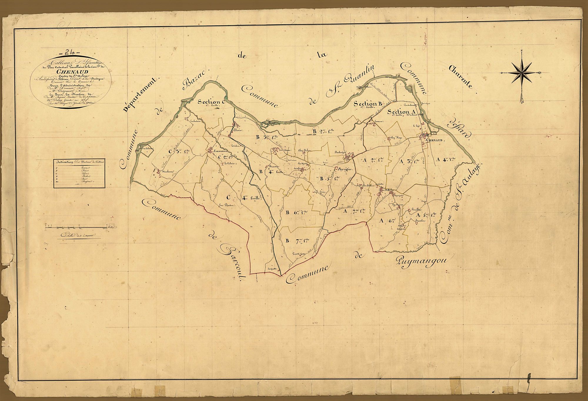 Chenaud - Tableau d'assemblage