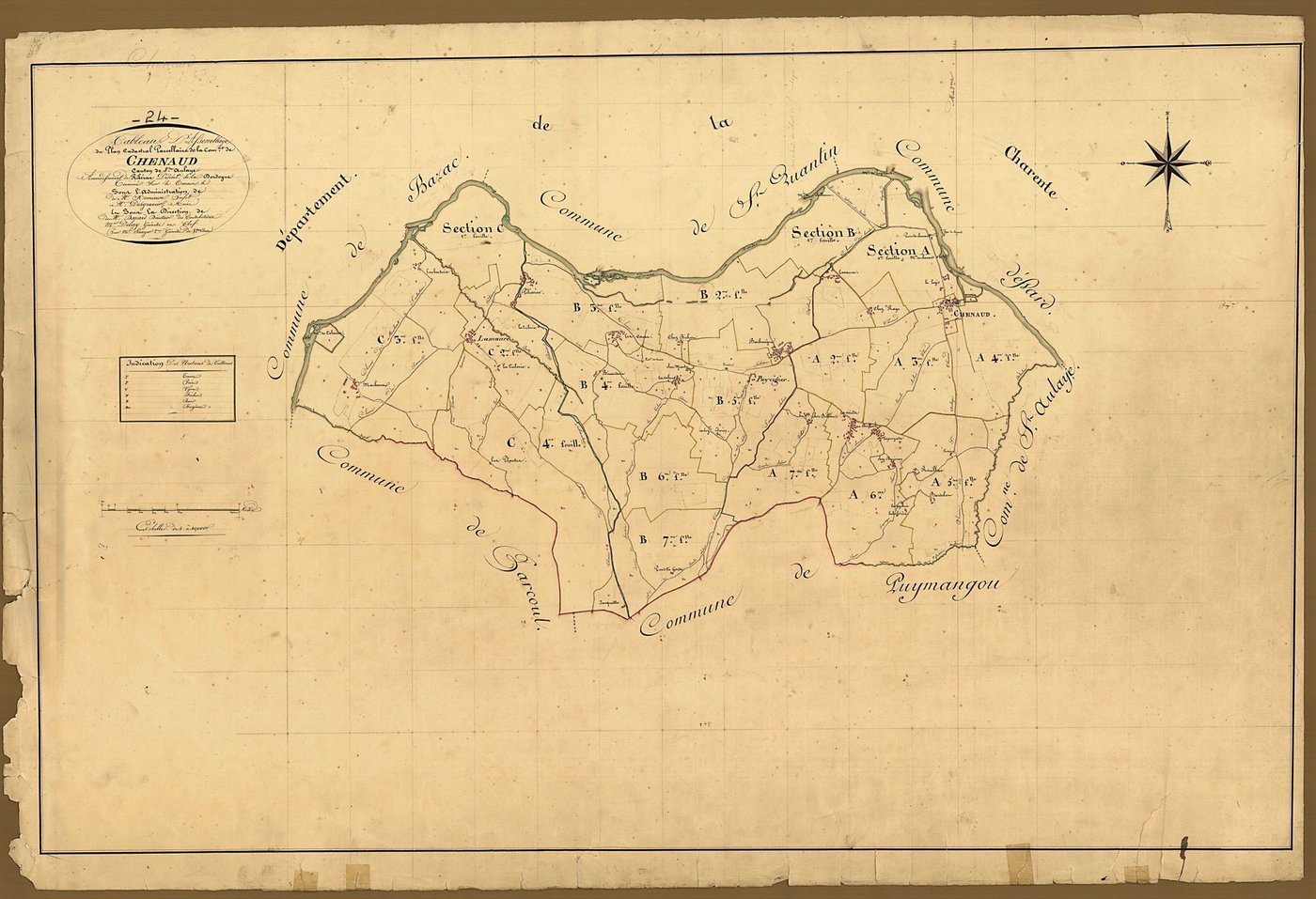 Chenaud - Tableau d'assemblage
