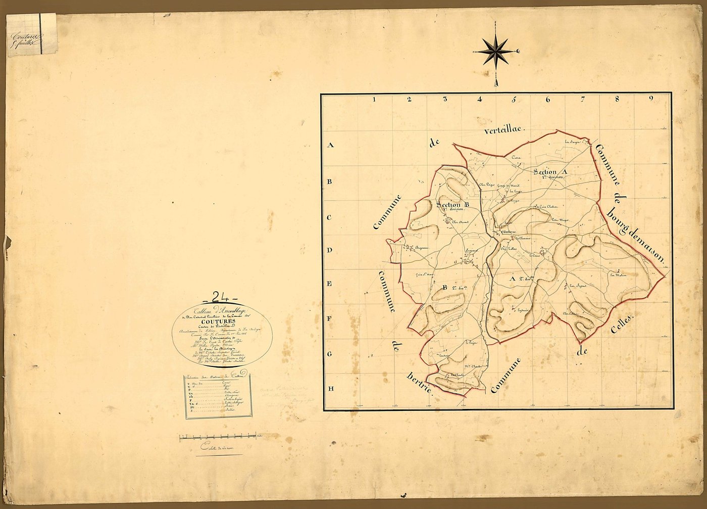 Coutures - Tableau d'assemblage