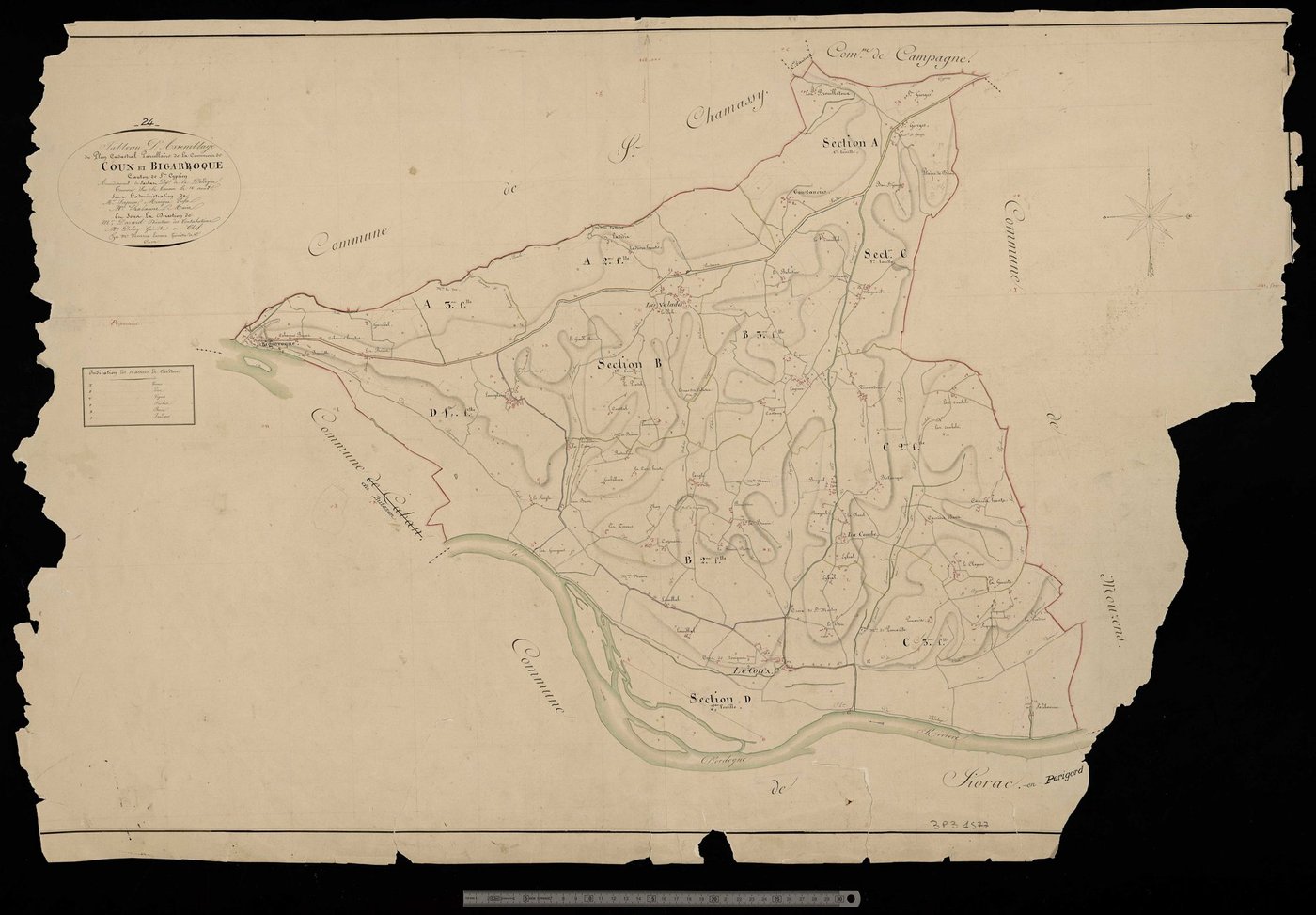 Coux-et-Bigaroque - Tableau d'assemblage