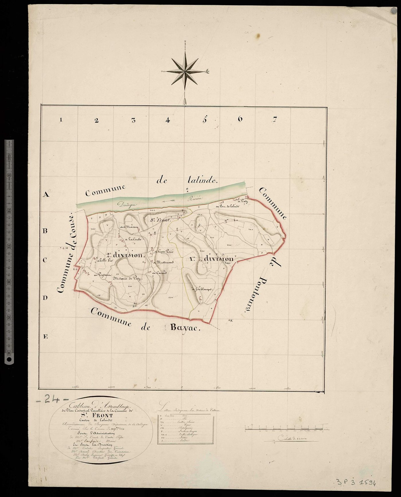 Couze-et-Saint-Front - Tableau d'assemblage