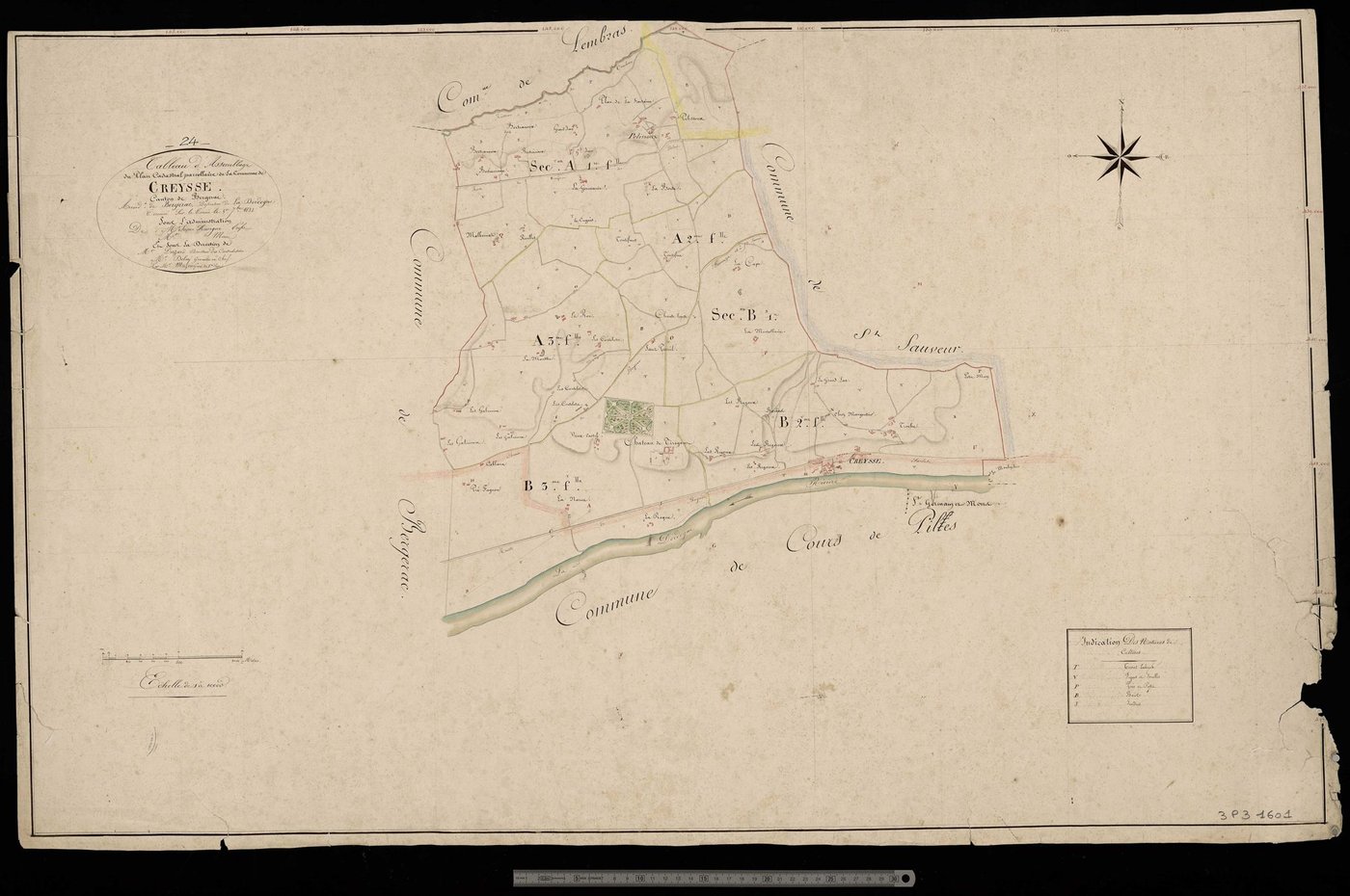 Creysse - Tableau d'assemblage