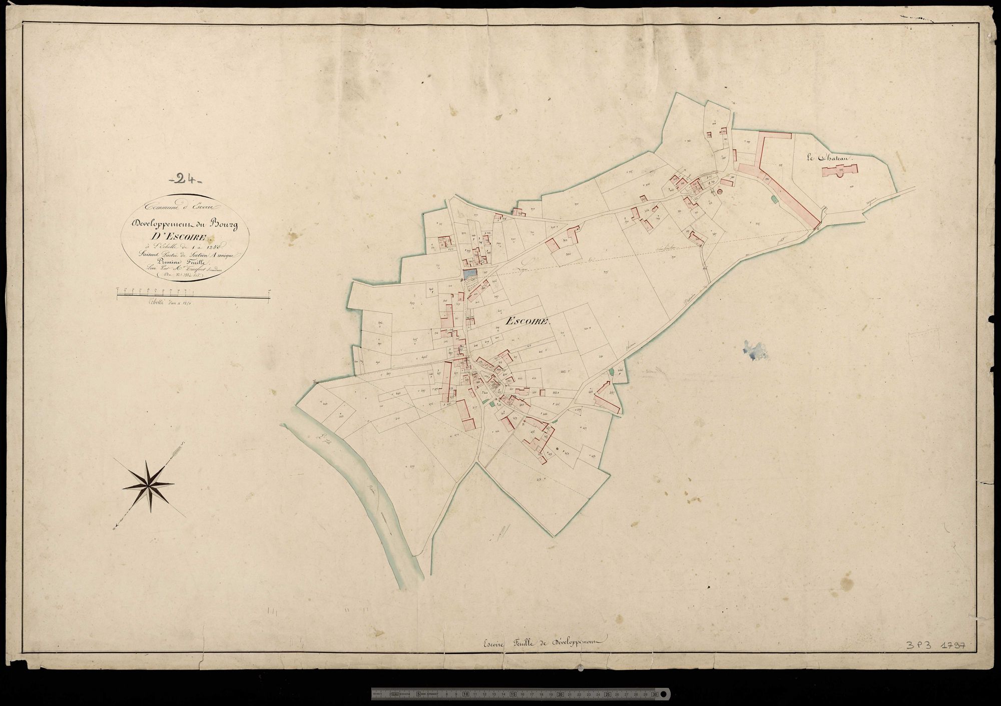 Escoire - Développement du bourg