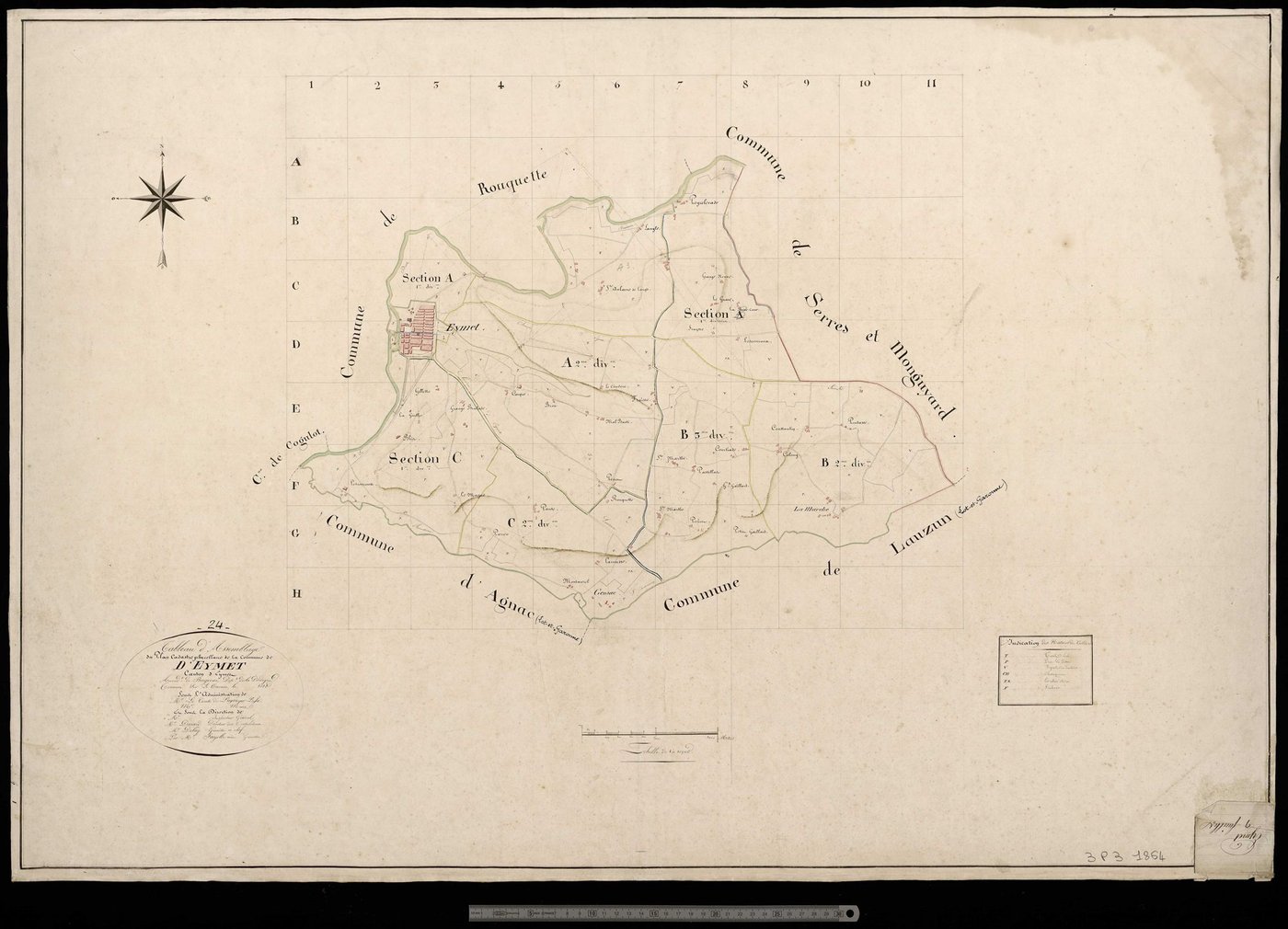 Eymet - Tableau d'assemblage