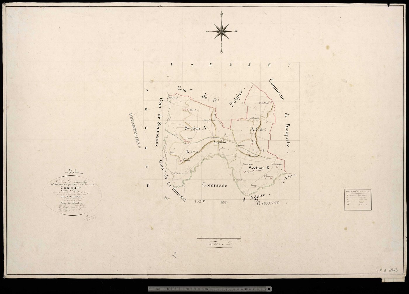 Eymet - Tableau d'assemblage
