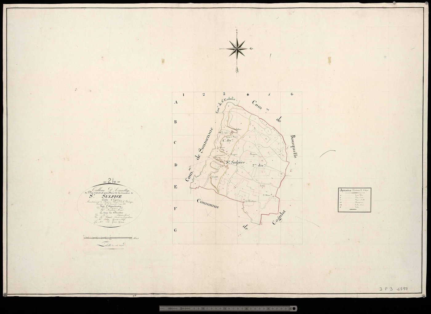 Eymet - Tableau d'assemblage