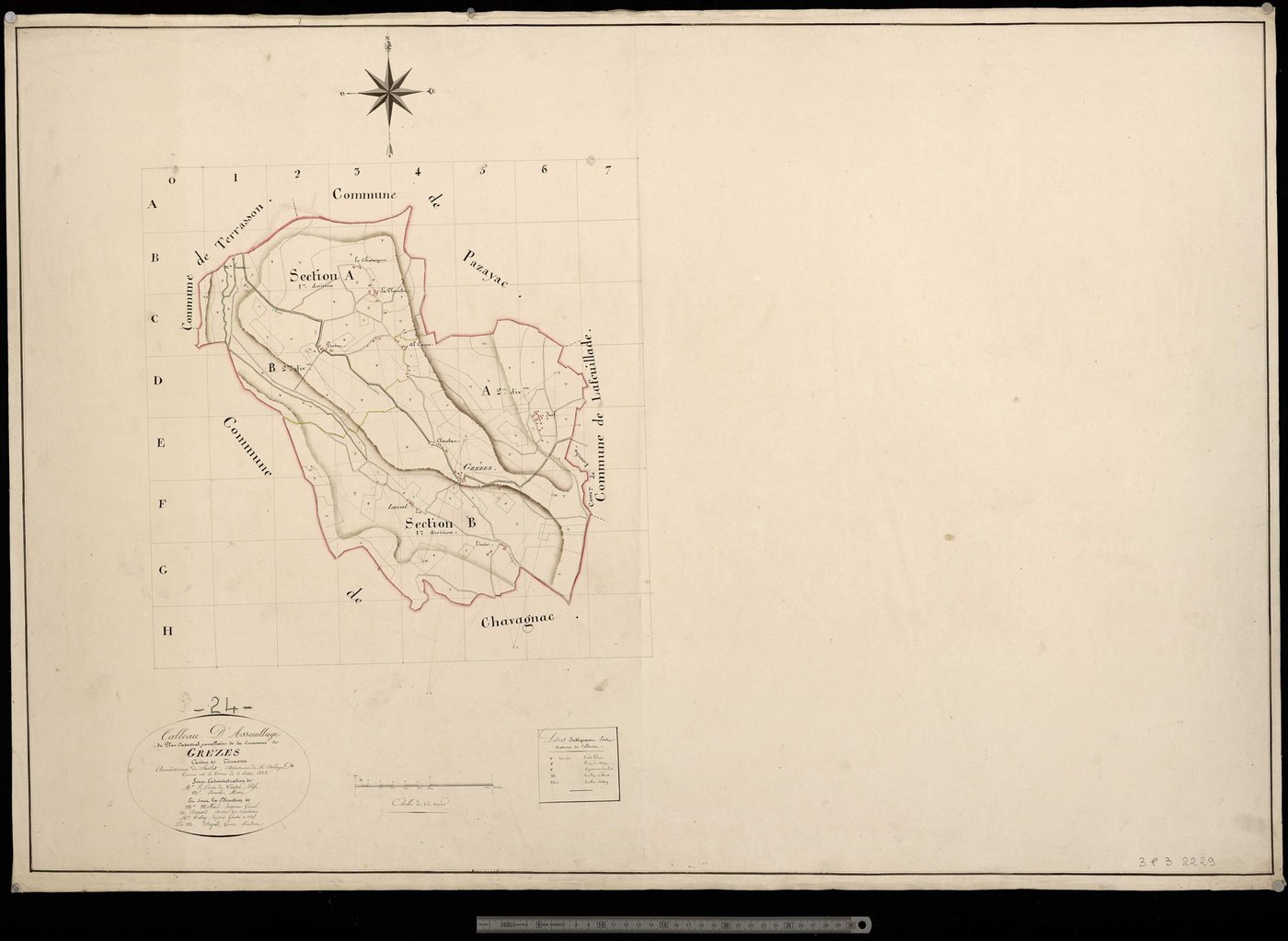 Grèzes - Tableau d'assemblage