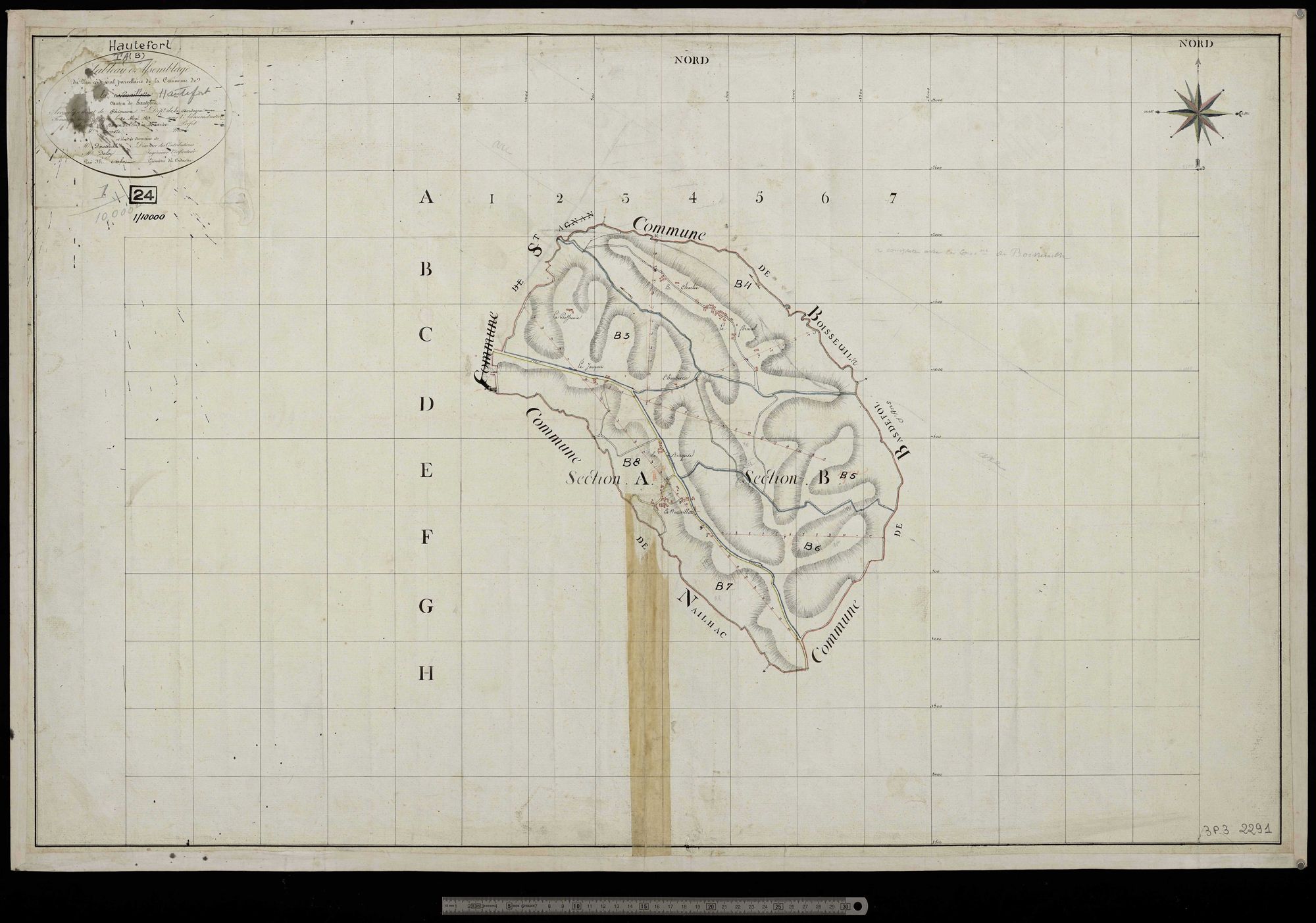 Hautefort - Tableau d'assemblage