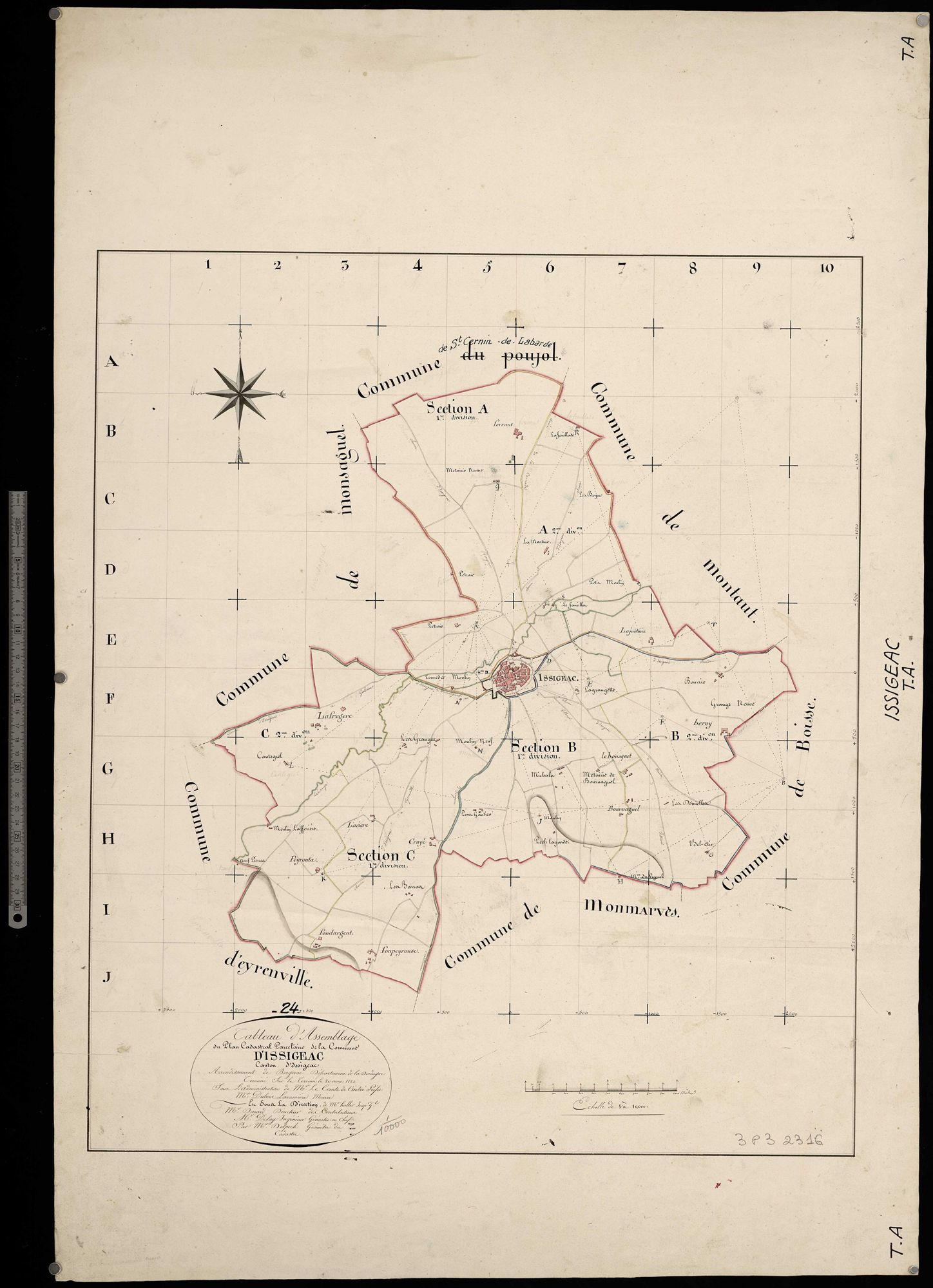 Issigeac - Tableau d'assemblage