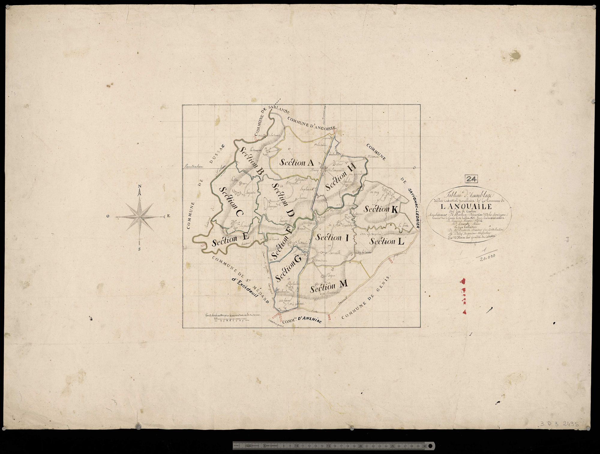 Lanouaille - Tableau d'assemblage