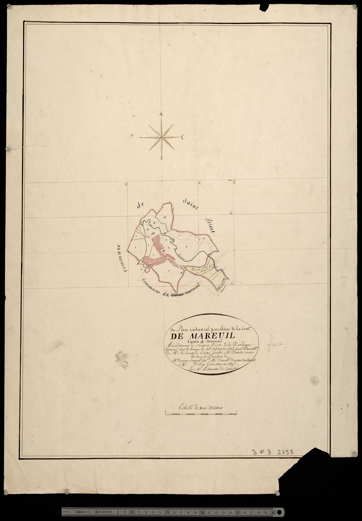 Mareuil - Tableau d'assemblage