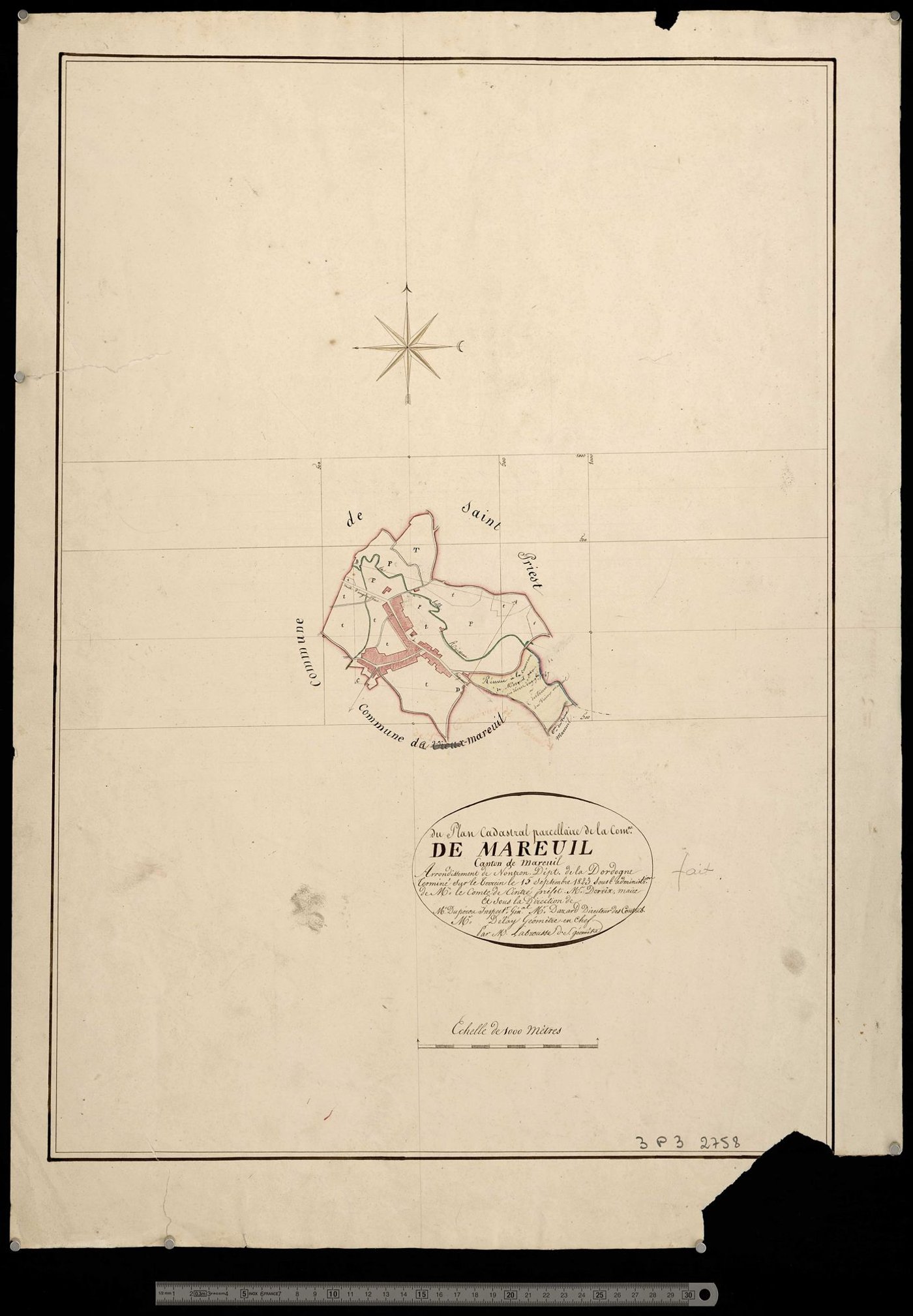 Mareuil - Tableau d'assemblage