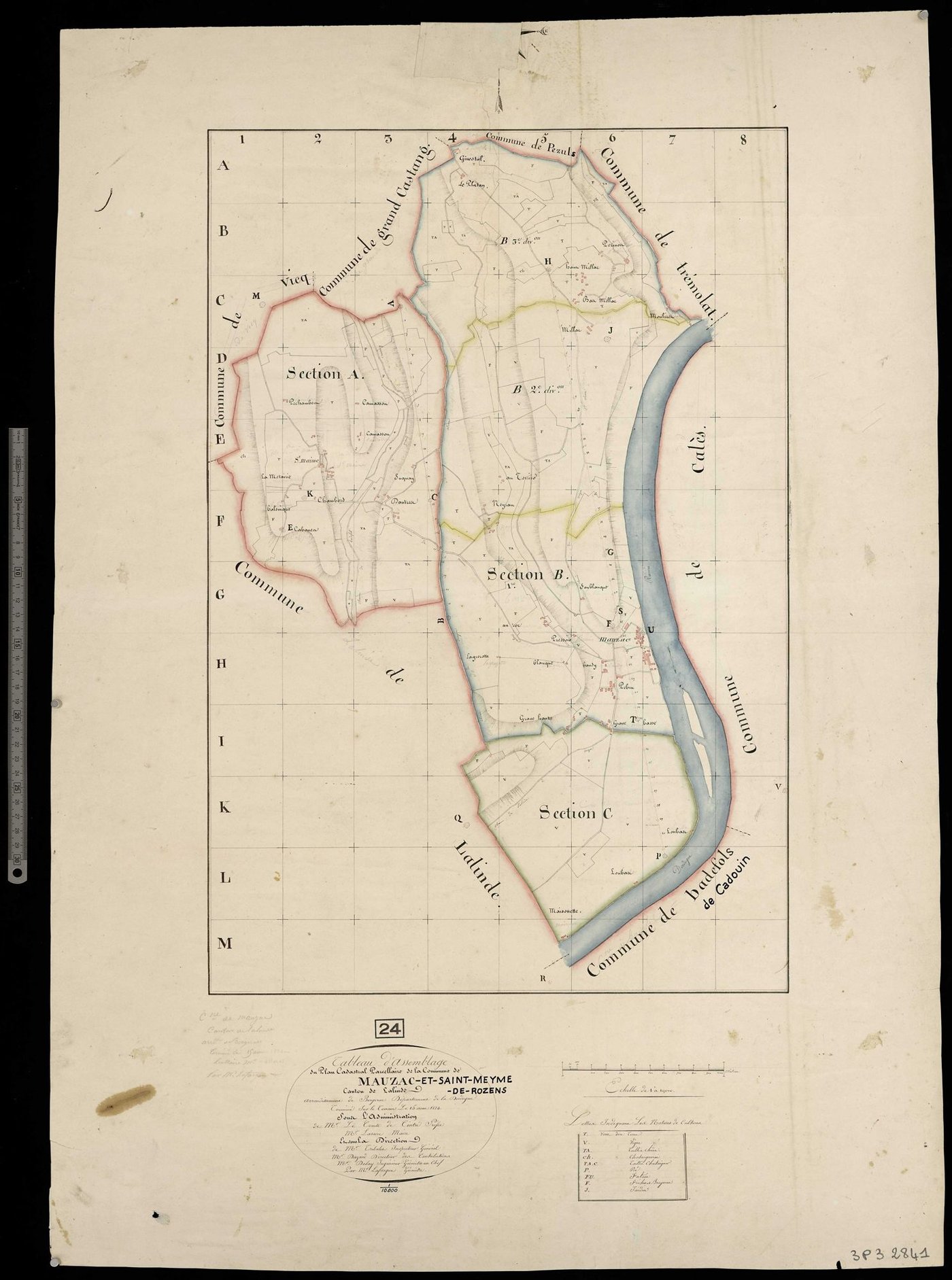 Mauzac-et-Grand-Castang - Tableau d'assemblage