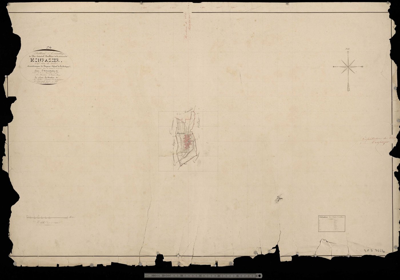 Monpazier - Tableau d'assemblage