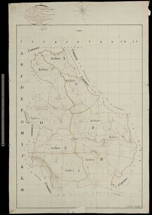 Montcaret - Tableau d'assemblage