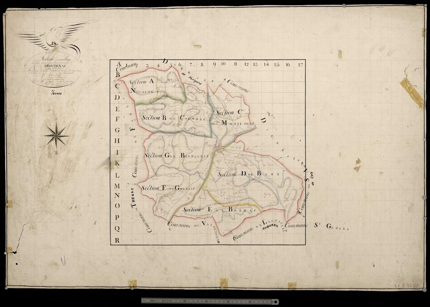 Montignac - Tableau d'assemblage