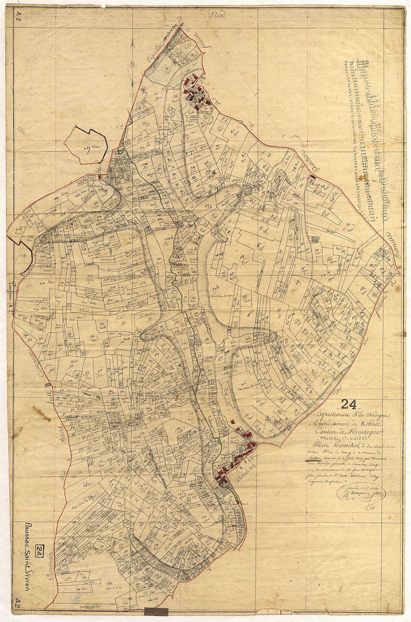 Paussac-et-Saint-Vivien - Le Bourg