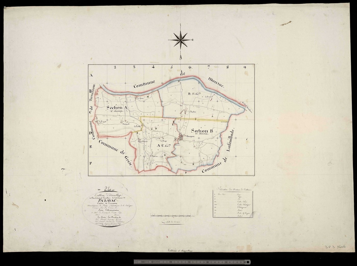 Pazayac - Tableau d'assemblage