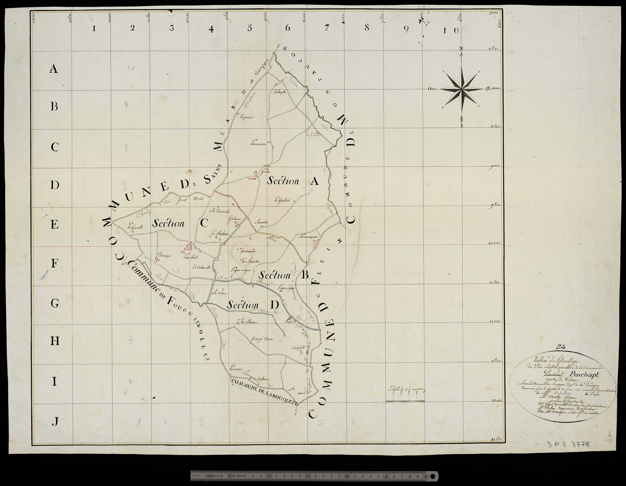 Port-Sainte-Foy-et-Ponchapt - Tableau d'assemblage