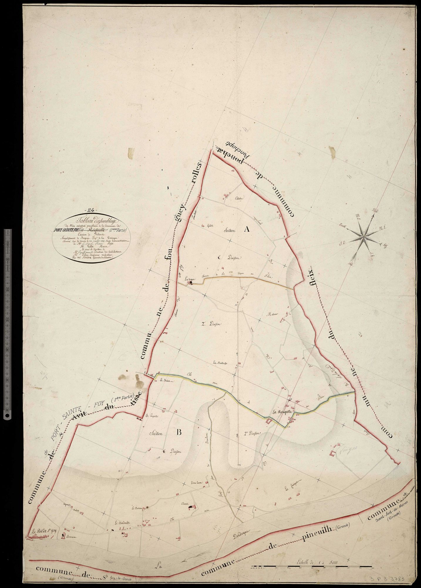 Port-Sainte-Foy-et-Ponchapt - Tableau d'assemblage