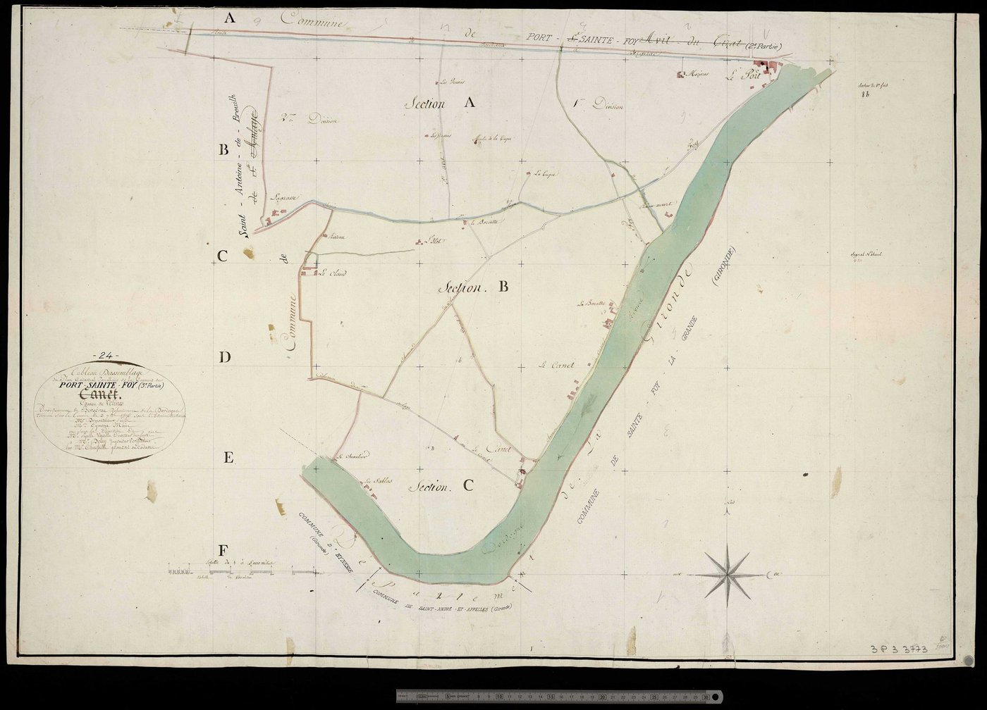 Port-Sainte-Foy-et-Ponchapt - Tableau d'assemblage