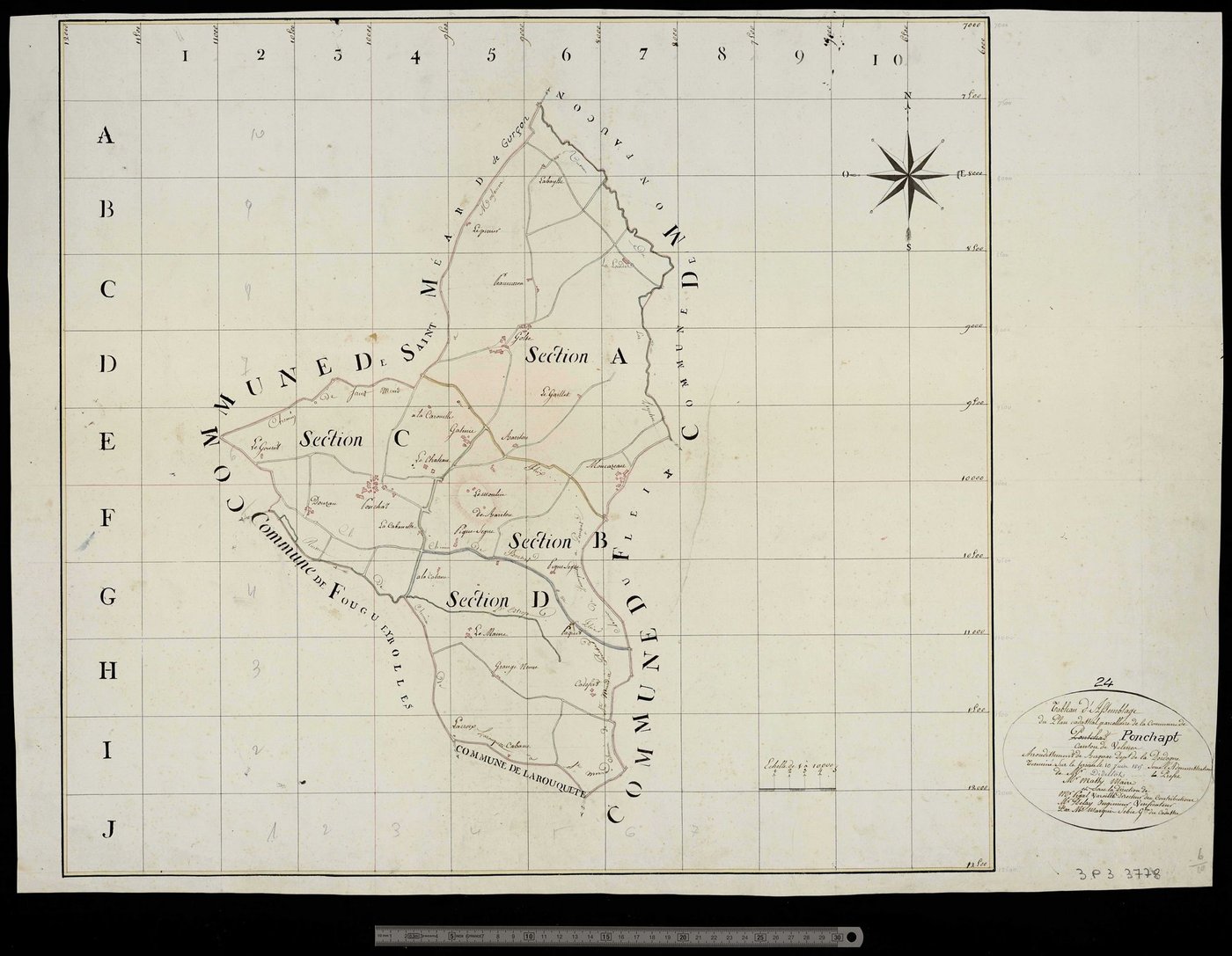 Port-Sainte-Foy-et-Ponchapt - Tableau d'assemblage