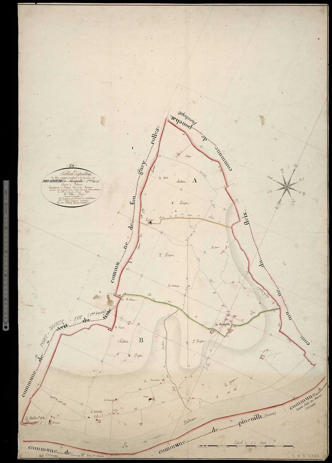 Port-Sainte-Foy-et-Ponchapt - Tableau d'assemblage