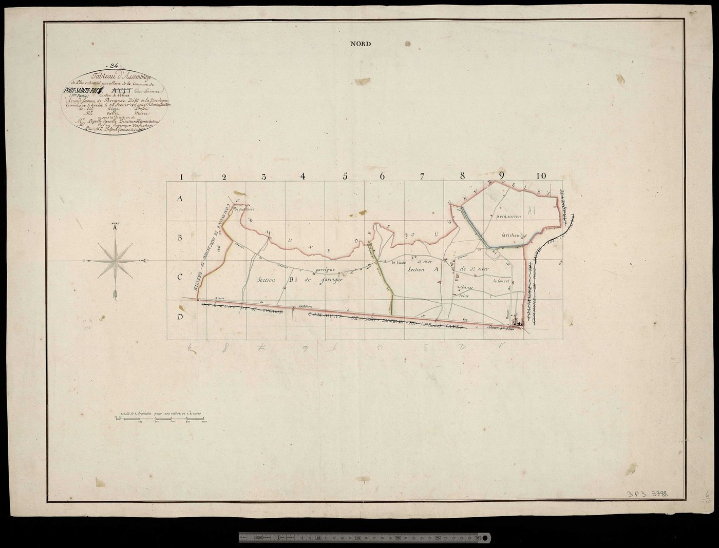 Port-Sainte-Foy-et-Ponchapt - Tableau d'assemblage