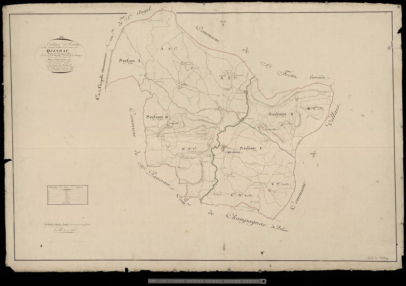 Quinsac - Tableau d'assemblage