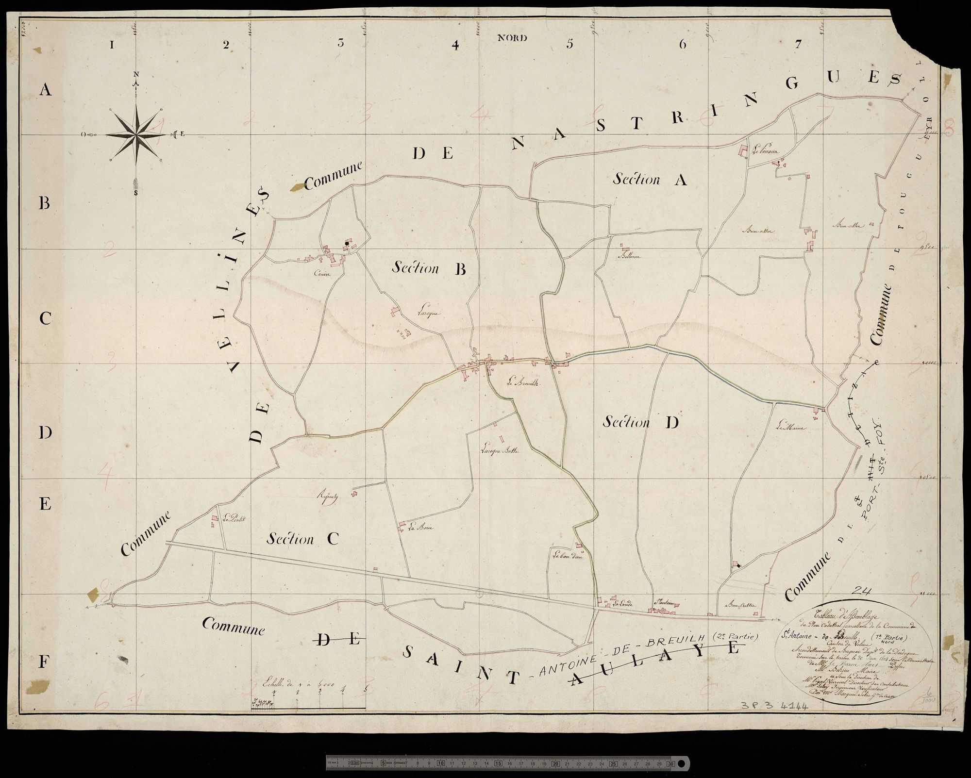 Saint-Antoine-de-Breuilh - Tableau d'assemblage