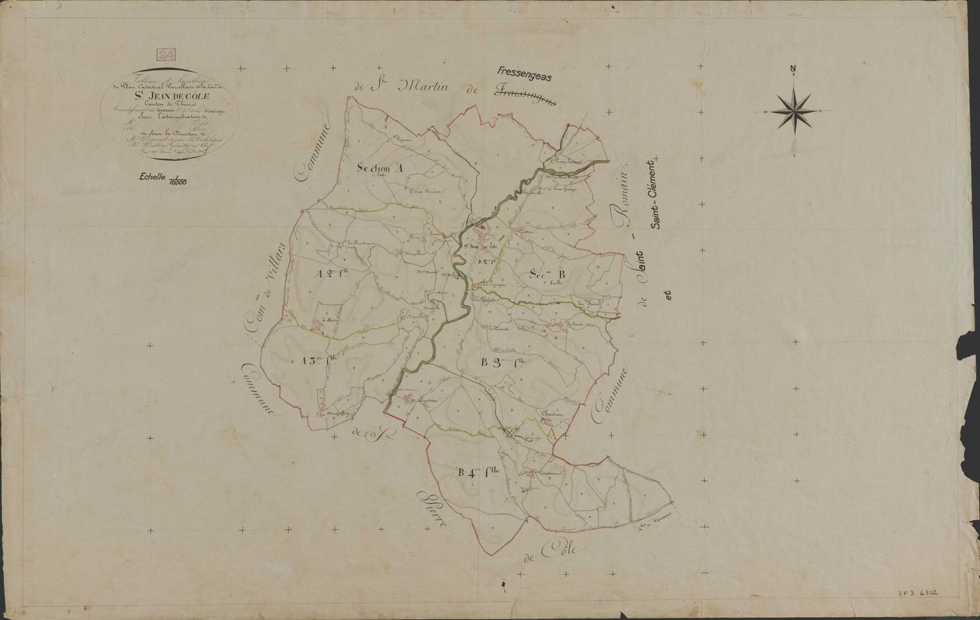 Saint-Jean-de-Côle - Tableau d'assemblage