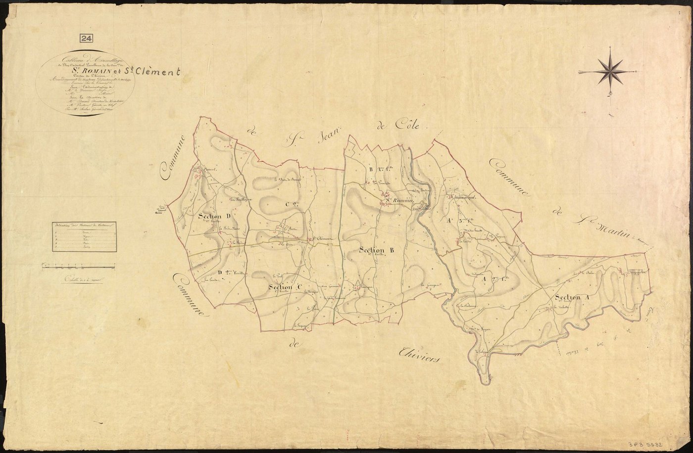 Saint-Romain-et-Saint-Clément - Tableau d'assemblage