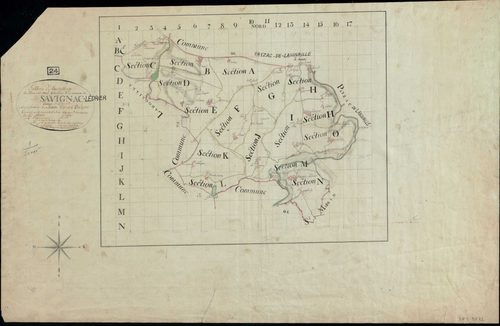 Savignac-Lédrier - Tableau d'assemblage