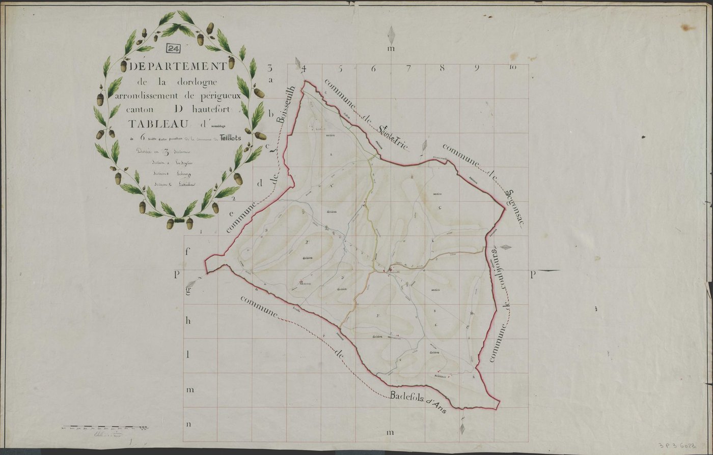 Teillots - Tableau d'assemblage