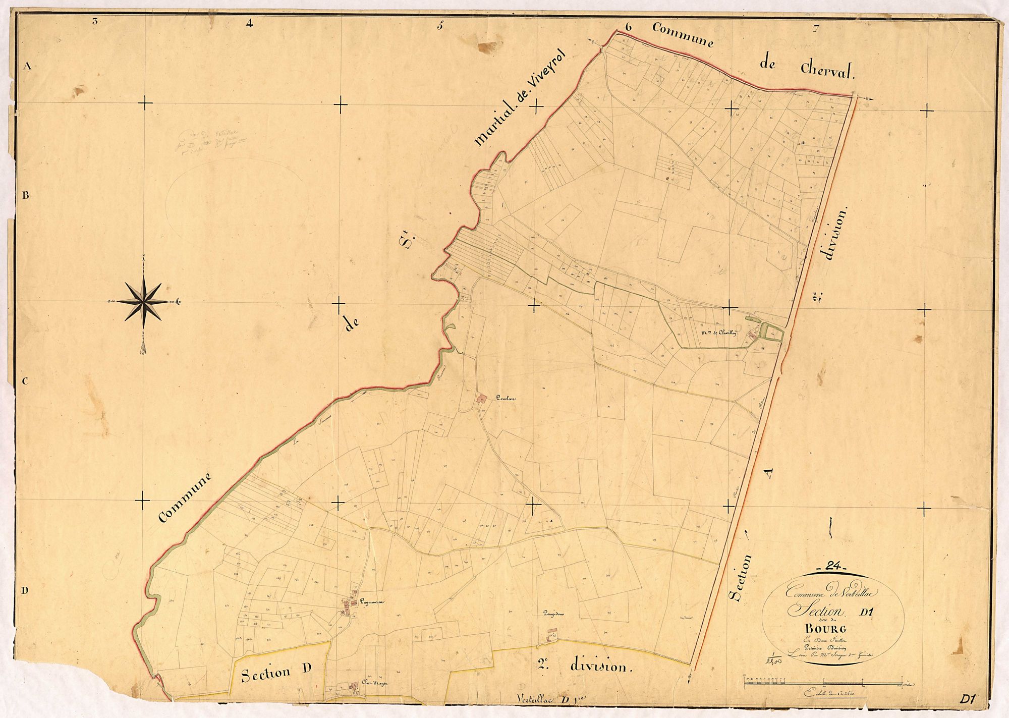 Verteillac - Le Bourg