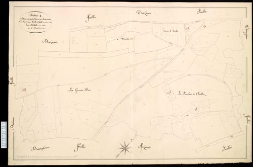 Tableau d'assemblage et section A
