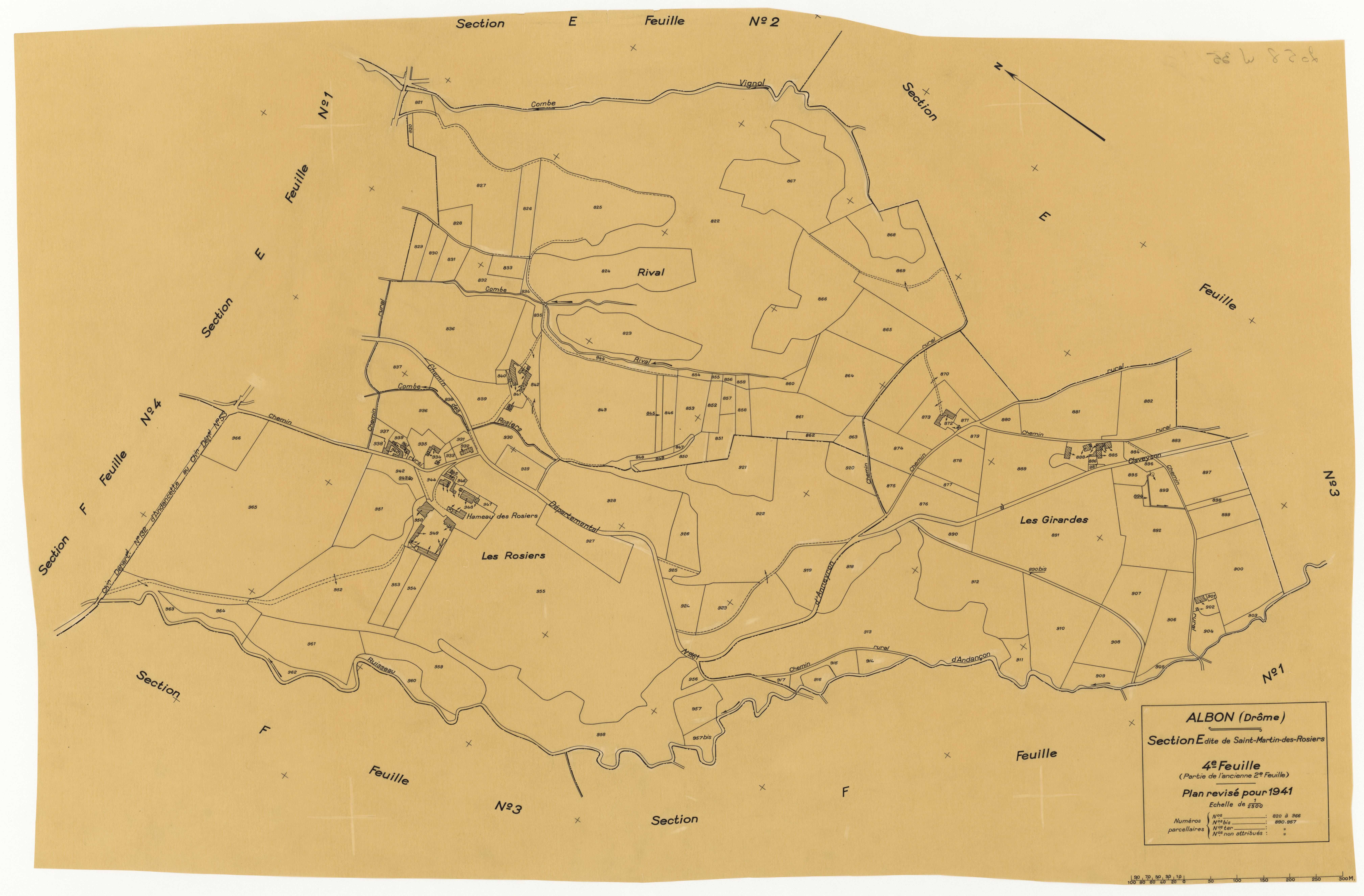 E4, Saint-Martin-des-Rosiers. 1941.