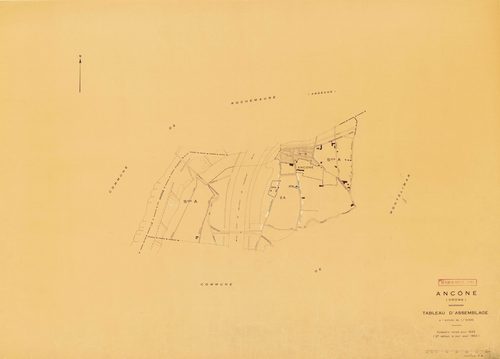 Tableau d'assemblage. 1962.