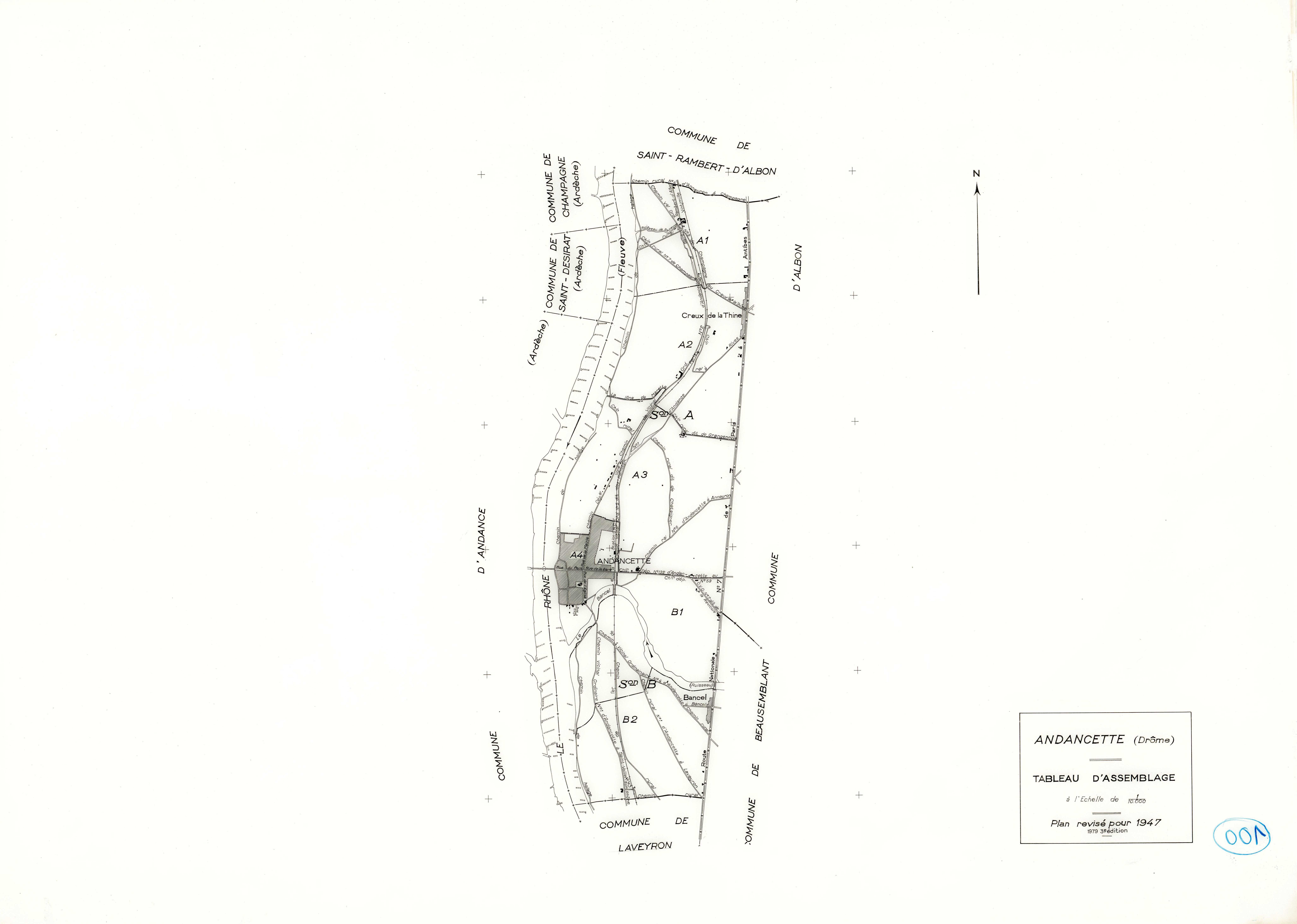 Tableau d'assemblage. 1979.